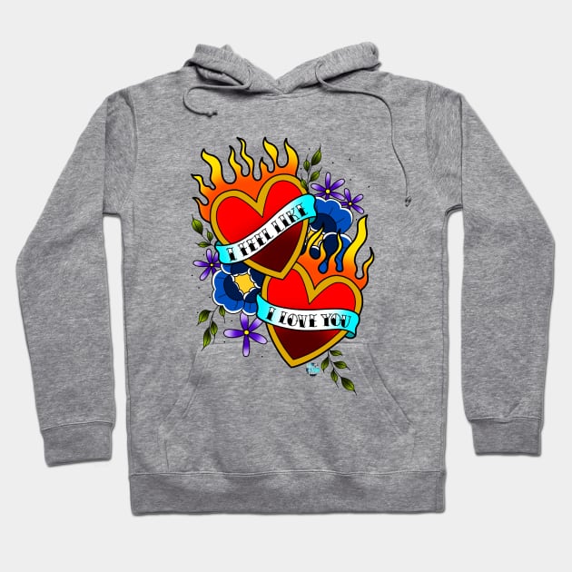 Wildfire Hoodie by ColorMix Studios